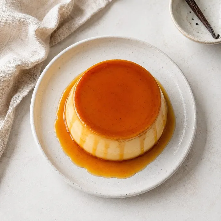 Flan fit de vainilla